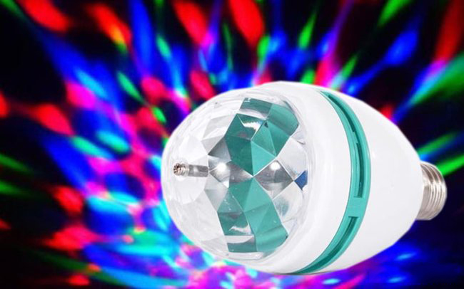 Bóng Đèn Led Karaoke, Vũ Trường Xoay 7 Màu Cực Đẹp