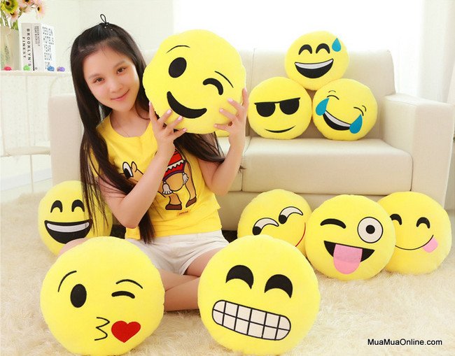 Gối Biểu Tượng Cảm Xúc Cute Dễ Thương