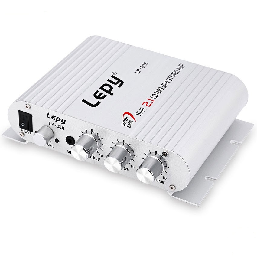 Ampli Mini Lepy Hi-Fi 2.1 Lp-838