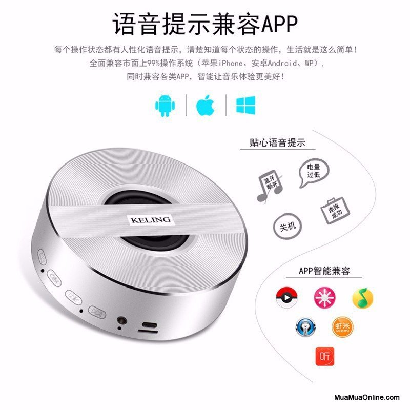 Loa Bluetooth Keling A5 Cao Cấp Đa Năng Cao Cấp