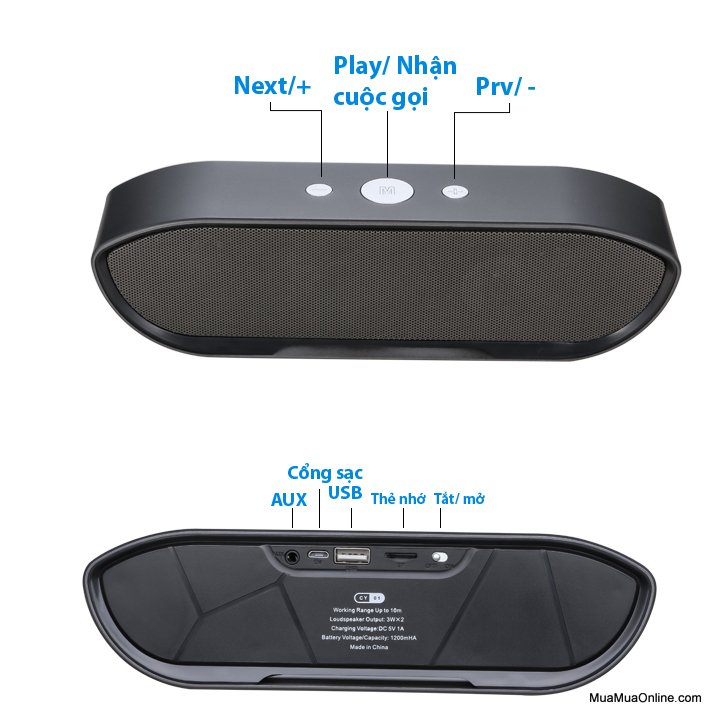 Loa Nghe Nhạc Bluetooth Cy-01