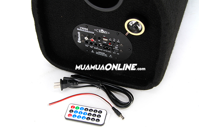 Loa Nghe Nhạc Usb Thẻ Nhớ Crown 10 Đế Cỡ Số 10 Bass Mạnh