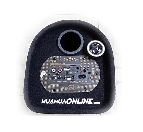 Loa Nghe Nhạc Usb Thẻ Nhớ Crown 6 Đế Cỡ Số 6 Bass Mạnh