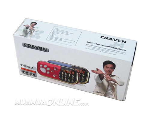 Loa Nghe Nhạc Usb Thẻ Nhớ Fm Craven Cr-62