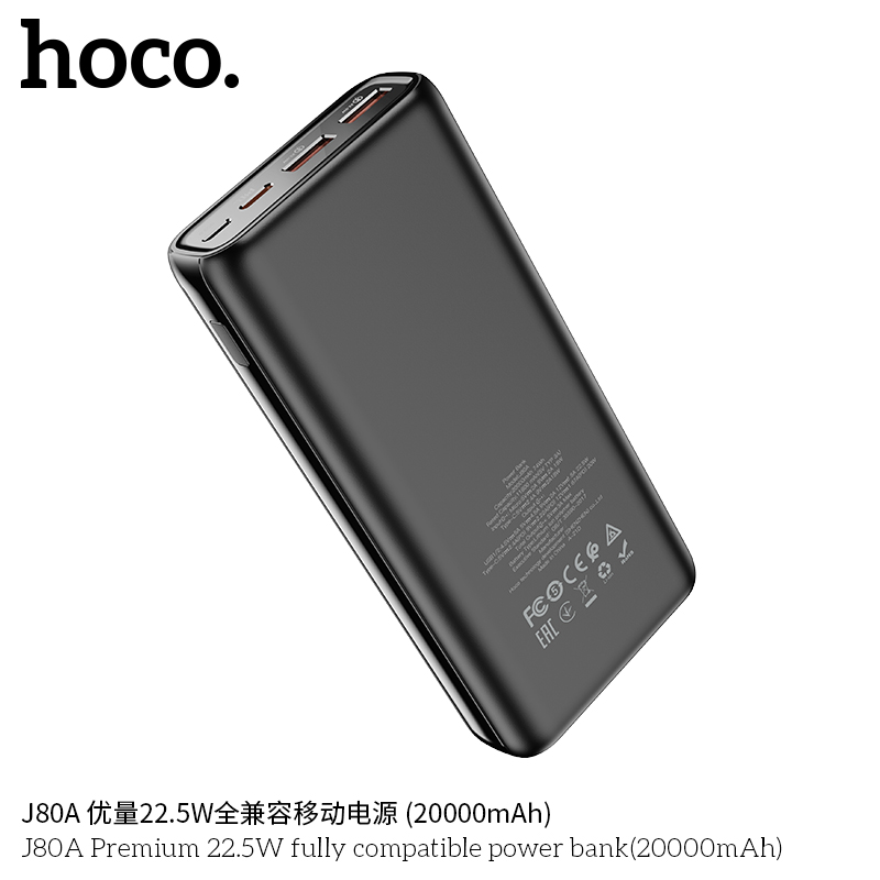 Pin Sạc Dự Phòng Hoco J80A 20000Mah Pd 22.5W +Qc 3.0