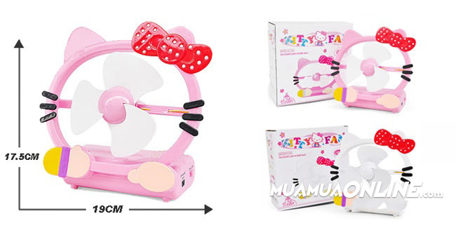 Quạt Mini Usb Fan Hello Kitty - Doremon Siêu Mát