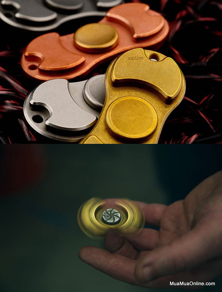 Trò Chơi Con Quay 2 Cánh Đồng Torqbar Hand Spinner