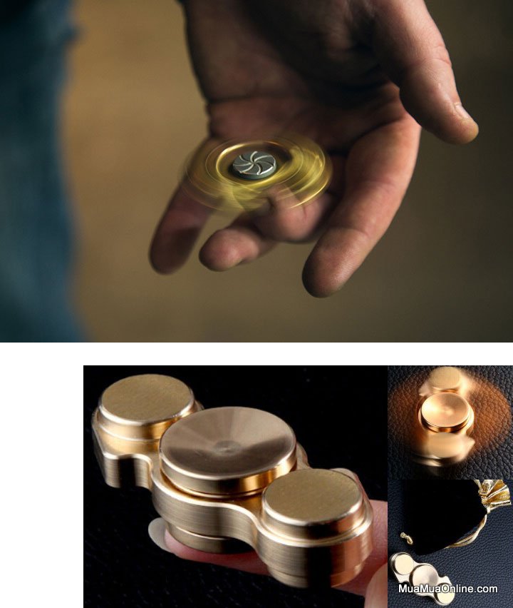 Trò Chơi Con Quay 2 Cánh Đồng Torqbar Hand Spinner