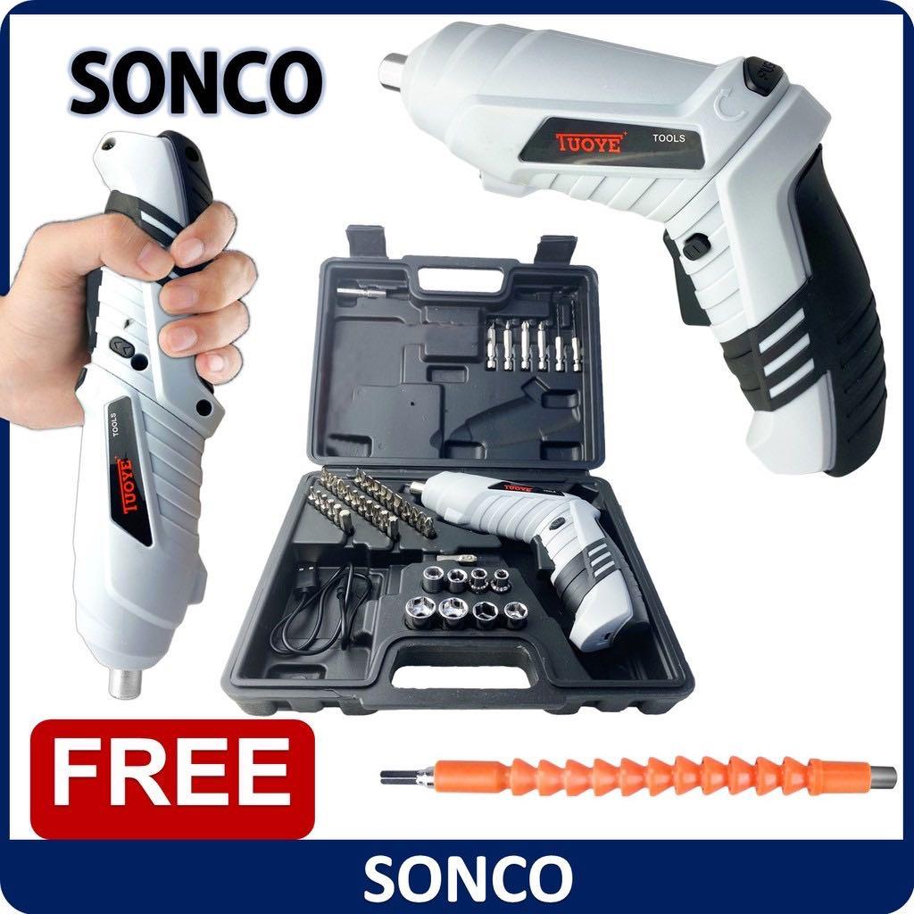 Bộ Máy Khoan Pin Tuoye Cầm Tay 45 Chi Tiết Đa Năng